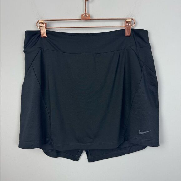 NIKE | Black Dri Fit Athletic Tennis Skort Women’s Size Medium - Picture 1 of 8